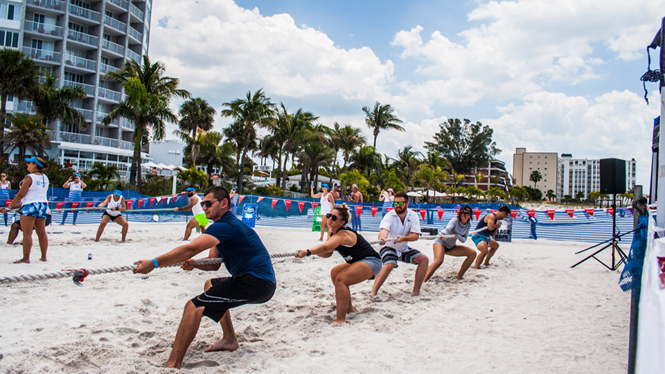 TRU Sportsfest beach competition in Tampa